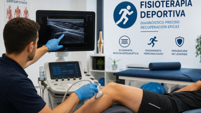 Lesiones deportivas diagnosticadas con ecografía: clínica de fisioterapia especializada en Granada